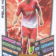 SC Freiburg Topps Match Attax Trading Card 2013 Felix Klaus Nr.122