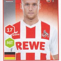 1. FC Köln Topps Sammelbild 2017 Christian Clemens Bildnummer 150