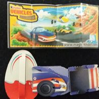 Kinder Joy 3 D - Puzzle Fahrzeuge + BPZ- Rennwagen Nr.2