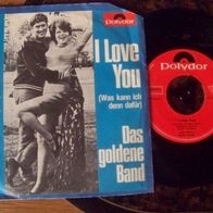 Jack White / Brigitt Petry - 7" I love you / Das goldene Band -´67 Polydor - top !