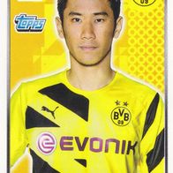 Borussia Dortmund Topps Sammelbild 2014 Shinji Kagawa Bildnummer 59