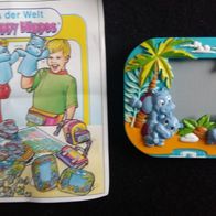 Ü - Ei Maxi ... aus der Welt der Happy Hippos + BPZ / Bilderrahm