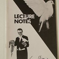 Lecture Notes Seminarbroschüre über Zauberei mit Tauben Zaubertrick