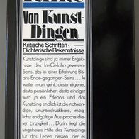 Buch Rainer Maria Rilke "Von Kunstdingen"