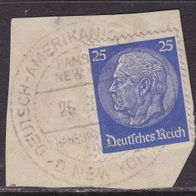 Deutsches Reich Deutsch Amerikanische Seepost Hamburg - New York #015246