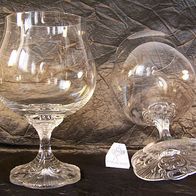 Zwei große Rosenthal Maria-Weiß Gläser