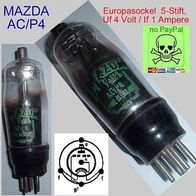AC/ P4 MAZDA Röhre, Tube, für Röhrenradio