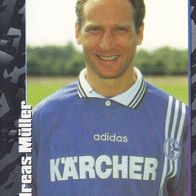 Schalke 04 Panini Sammelbild 1997 Andreas Müller Bildnummer 66