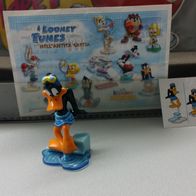 Kinder Joy Looney Tunes - Italien + BPZ / Daffy Duck als Schwimmer mit Bauanleitung