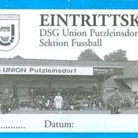 Ticket DSG Union Putzleinsdorf 13-14 Fußball Eintrittskarte Mühlviertel Football