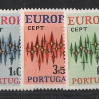 Portugal Postfrisch Cept Michel 1166-68