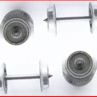 Märklin H0 - Gleichstrom Radachsen (2) - vier Spitzachsen 10 mm Durchmesser