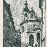 AK Prag - Die Jesuitenkirche - Künstlerkarte Ulf Seidl (52991)