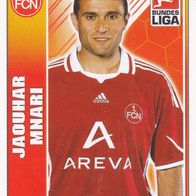 1. FC Nürnberg Topps Sammelbild 2009 Jaouhar Mnari Bildnummer 346