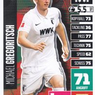 FC Augsburg Topps Match Attax Trading Card 2020 Michael Gregoritsch Nr.24