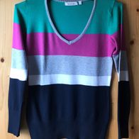 mehrfarbiger Pullover Gr. S (4090)