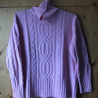 rosafarbener Pullover Gr. 44/46 (4052)