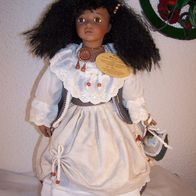 RF Collection Adele-Porzellan-Puppe - " Malou ", Nr. 921 / 1000, H.- 56 cm