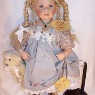 RF Collection Adele-Porzellan-Puppe - " Ute ", Nr. 633 / 1000, H.- 50 cm
