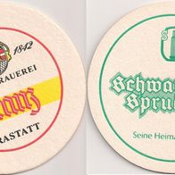 Privatbrauerei Franz, Rastatt - Bierdeckel "Schwarzwald Sprudel"