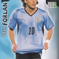 Panini Trading Card Fussball WM 2010 Diego Forlan aus Uruguay