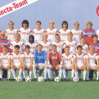 1. FC Nürnberg Mannschaftskarte 1987