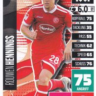 Fortuna Düsseldorf Topps Match Attax Trading Card 2020 Rouwen Hennings Nr.348