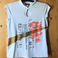 weißes ärmelloses T-Shirt Gr. 44 (4214)