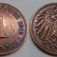 Deutsches Reich 1 Pfennig 1912 (A) ## D6-2A