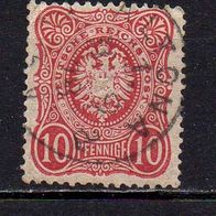 D. Reich 1875, Mi. Nr. 0033 / 33, Pfennige, gestempelt Altona 11.09.78 #03954