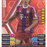 FC Bayern München Topps Match Attax Trading Card 2014 Gianluca Gaudino Nr.524 Rookie