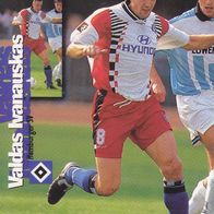 Hamburger SV Panini Trading Card 1997 Valdas Ivanauskas Nr.63
