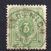 D. Reich 1880, Mi. Nr. 0039 / 39, 3 Pfennig, gestempelt Lengerich #03980