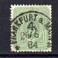 D. Reich 1880, Mi. Nr. 0039 / 39, 3 Pfennig, gestempelt Frankfurt 26. 6.84 #03982