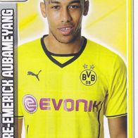 Borussia Dortmund Topps Sammelbild 2013 Pierre-Emerick Aubameyang Bildnummer 77