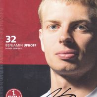 1. FC Nürnberg Autogrammkarte 2014 Benjamin Uphoff