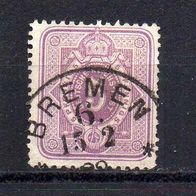 D. Reich 1880, Mi. Nr. 0040 / 40, 5 Pfennig, gestempelt Bremen #03990