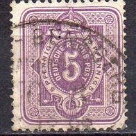 D. Reich 1880, Mi. Nr. 0040 / 40, 5 Pfennig, gestempelt Bahnpost #04013