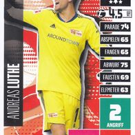 Union Berlin Topps Match Attax Trading Card 2020 Andreas Luthe Nr.47