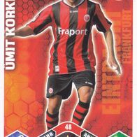Eintracht Frankfurt Topps Match Attax Trading Card 2010 Umit Korkmaz Nr.48