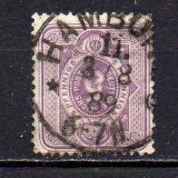 D. Reich 1880, Mi. Nr. 0040 / 40, 5 Pfennig, gestempelt Hamburg 3.8.89 #04051