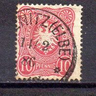 D. Reich 1880, Mi. Nr. 0041 / 41 - 10 Pfennig, gestempelt 14.2.86 #04074