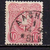 D. Reich 1880, Mi. Nr. 0041 / 41 - 10 Pfennig, gestempelt Aachen 14.9.81 #04077