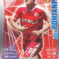 Fortuna Düsseldorf Topps Trading Card 2015 Joel Pohjanpalo Nr.396
