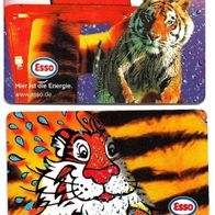 2 Telefonkarten S 05 + S 07 von 1999 , ESSO , leer