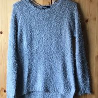 grauer Pullover Gr. S mit eingearbeiteten Pailetten (4511)