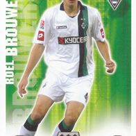 Bor. Mönchengladbach Topps Match Attax Trading Card 2008 Roel Brouwers Nr.239