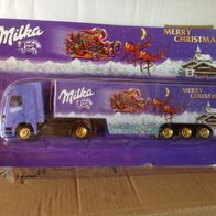 Milka-Minitruck- Merry Christmas 2001 -Blister- Original-Verpackung-seltenst-