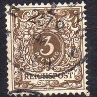 D. Reich 1889, Mi. Nr. 0045 / 45 - Reichspost, gestempelt #04119