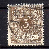 D. Reich 1889, Mi. Nr. 0045 / 45 - Reichspost, gestempelt #04124